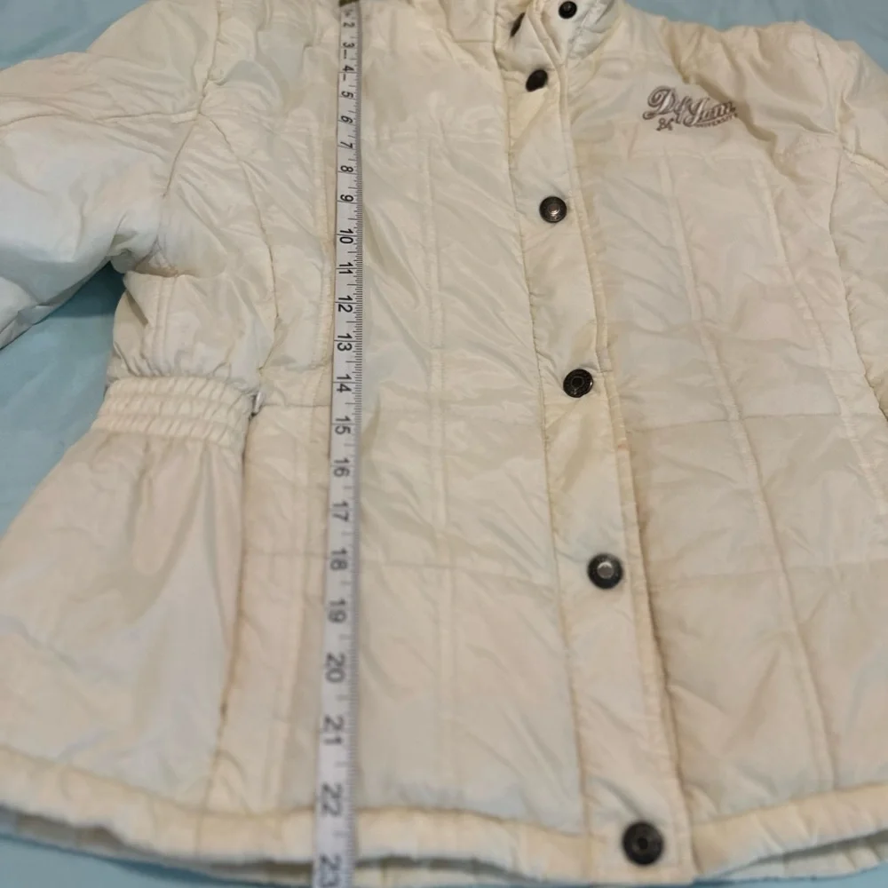 VTG Y2K Def Jam University ‘84 Women’s Sz: XL Cream Full Zip PufferJacket.